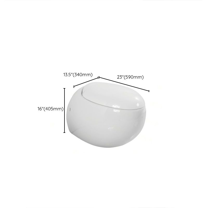 Modern Wall Hung Toilet One-Piece Urine Toilet with Seat for Washroom