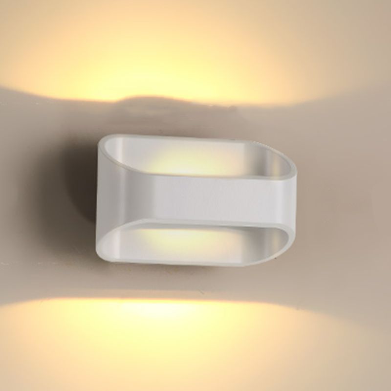 Luz de la plataforma geométrica de estilo moderno de muro de metal LED LED LITING