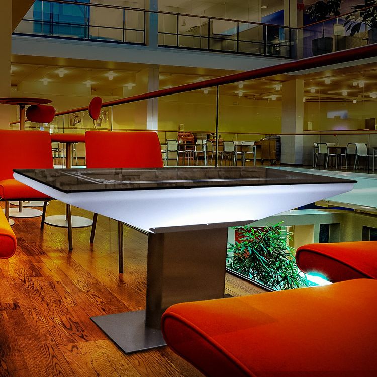 Polyethylene Square Table Industrial Style Restaurant Nightclub Bar Table