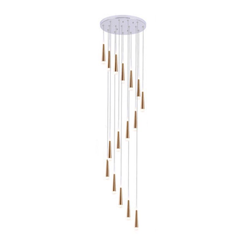 Modern multi -light hanger Led Light Indoor Hotel Light Long Trap Light