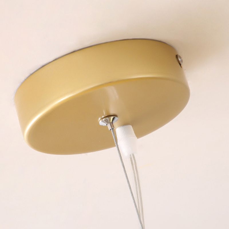 Lampada sospesa in metallo moderno Fireflies Style Lampada in oro per salotto