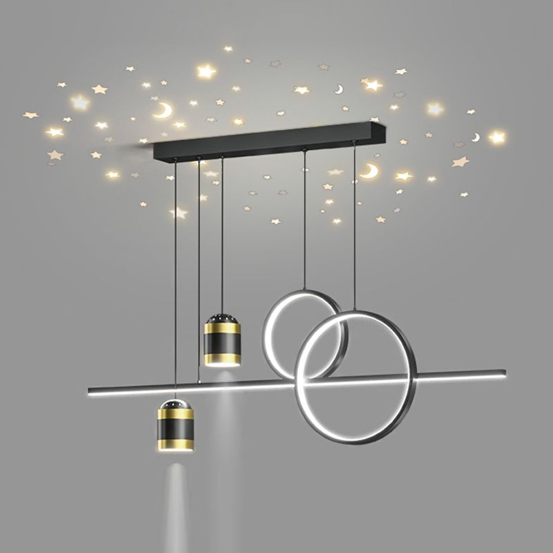Dining Room Star Proiettore Light Segret Light Isole Postmodern Postmodern LED
