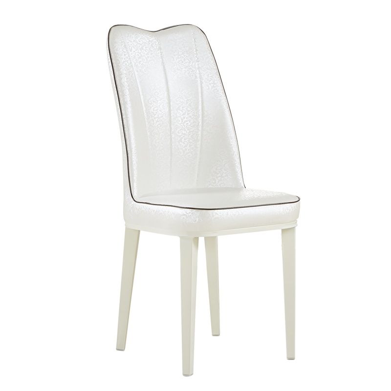 Dining Room Set Contemporary with Tempered Glass Dining Table and Cushion Chairs