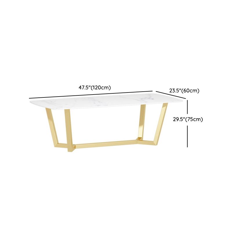 Modern 1/7 Pieces Dining Set Rectangle Stone Dining Table for Cafe Dining Room