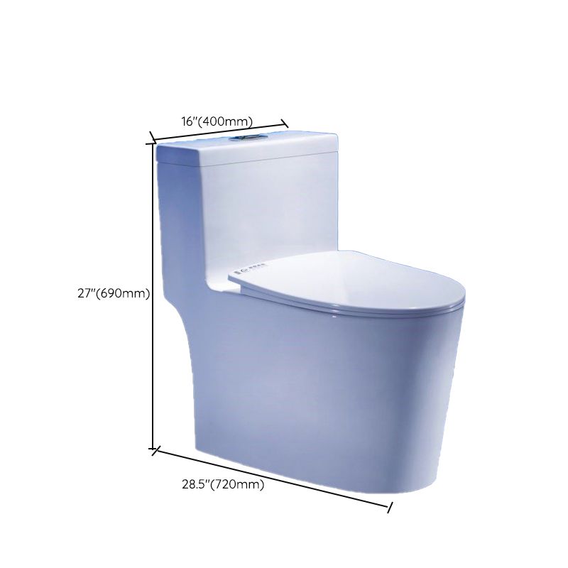Modern Ceramic White Flush Toilet Floor Mount Urine Toilet for Washroom