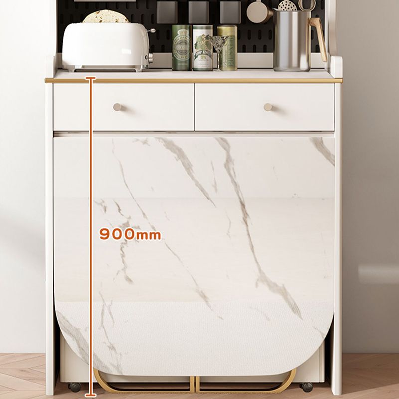 1/3/5 Piece Rectangle Shape Stone Top Dining Room Furniture Set