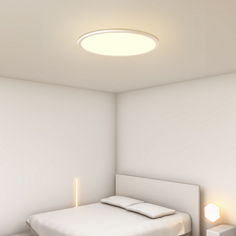Aluminum Circle Ceiling Light Fixture Simplicity LED Ceiling Mount Light Fixture