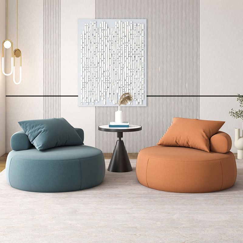 33.5"/39.3" Wide Armless Pillow Back Slipper Chair for Bedroom