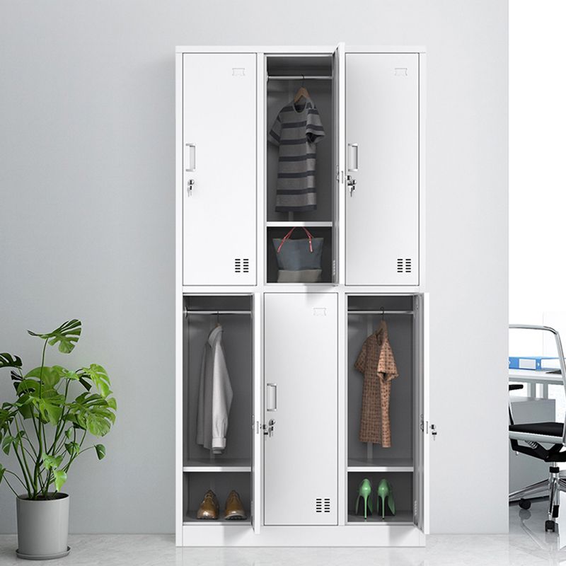 Steel Storage Cabinet for Bathroom Contemporary Cabinet with Hinged Door