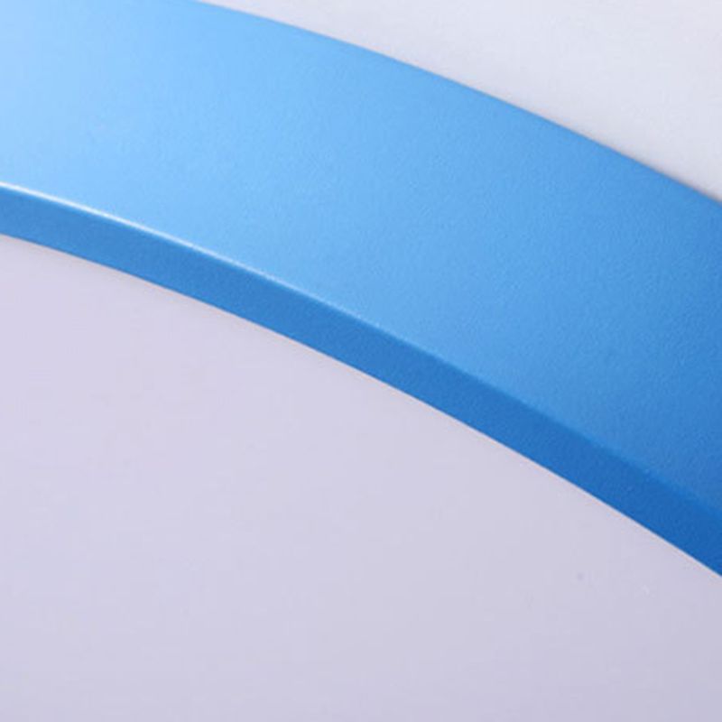 Lampada da soffitto a LED di forma rotonda Moderna in ferro amaretto 1 luce da incasso per balcone corridoio