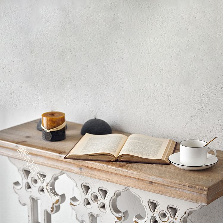 French Country Wood Accent Table Rectangle Console Sofa Table for Hall