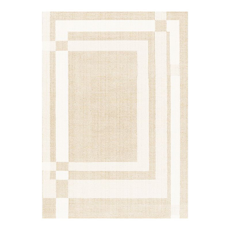 Trendy Rectangle Print Indoor Rug Polyester Carpet Non-Slip Backing Area Rug for Home Decoration