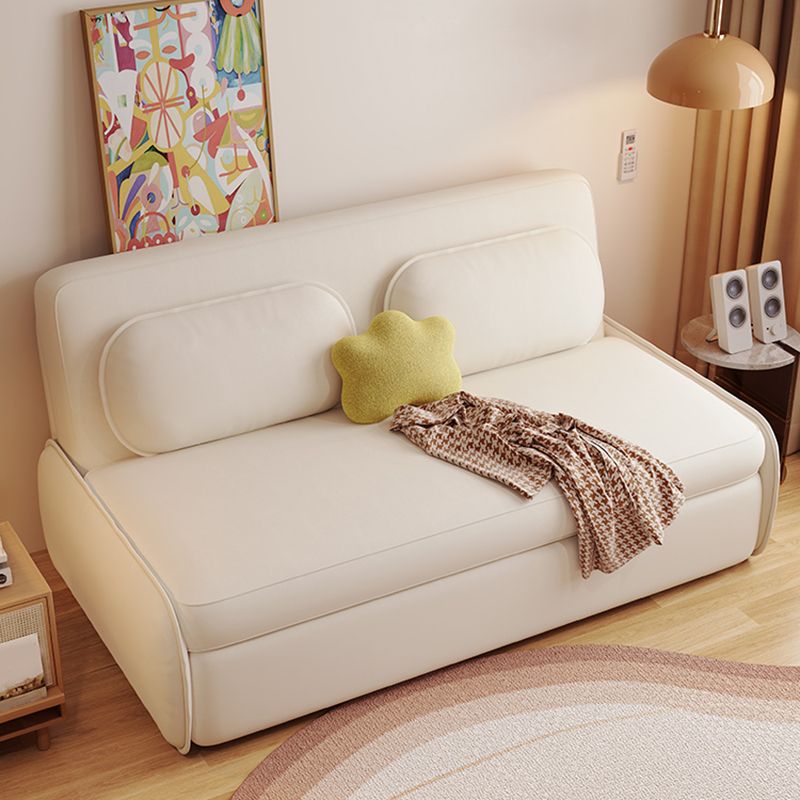 Scandinavian Foldable Futon Sleeper White Futon Sleeper Sofa Bed