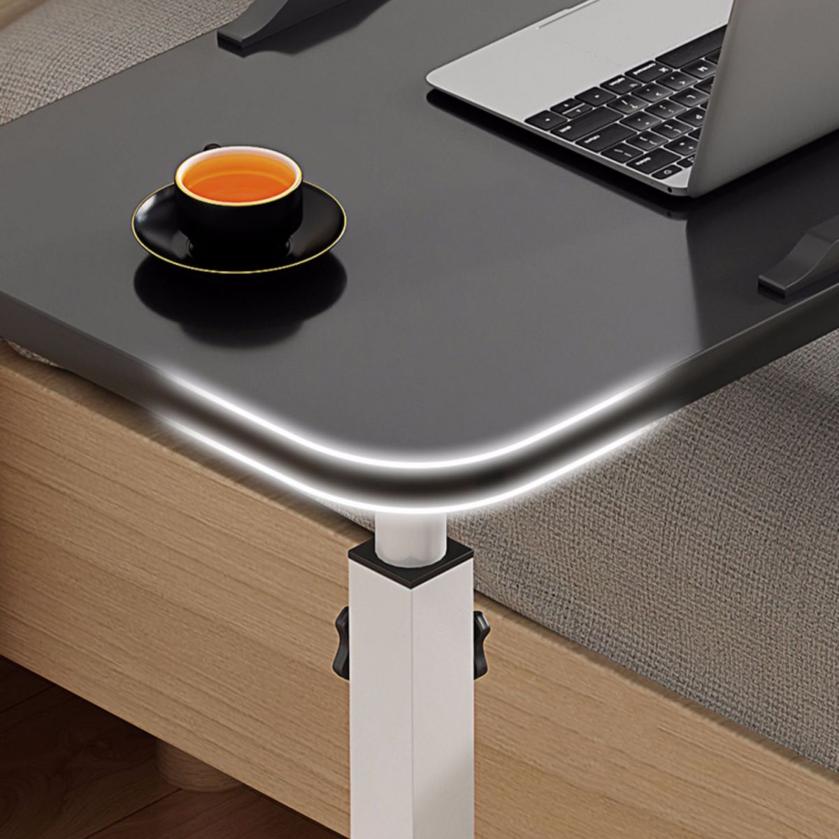 Modern Home Writing Desk Adjustable Office Desk,23.6"L X 15.7"W