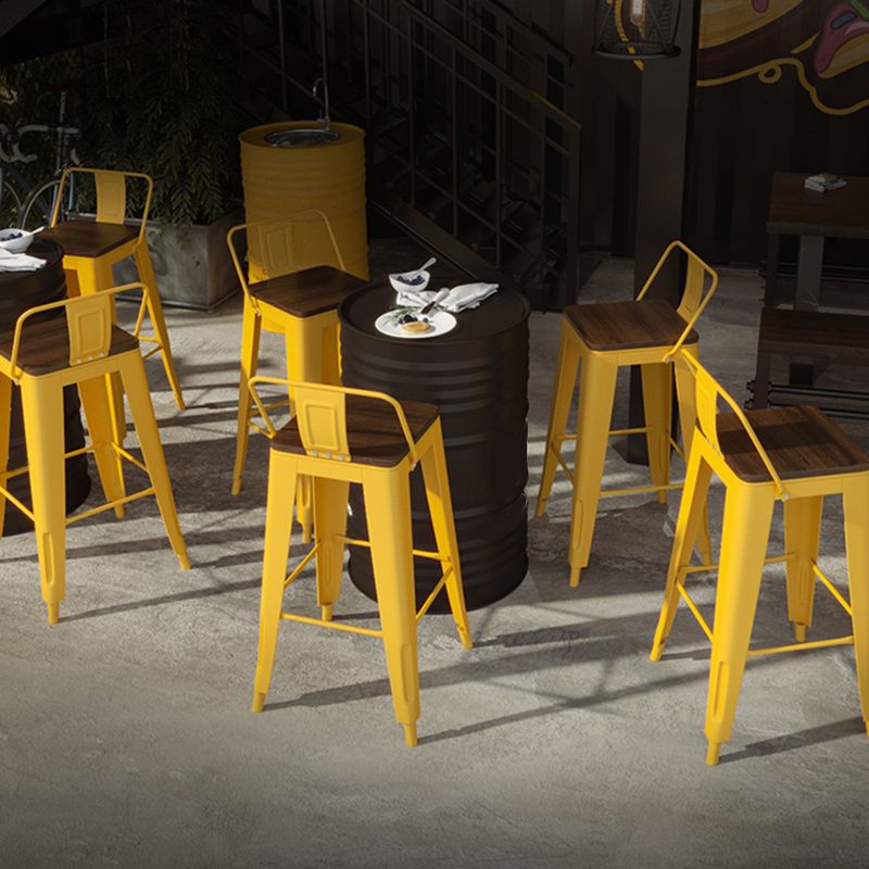 1/3/4 Pieces Industrial Style Bar Stool and Table Set Metal Bar Table Set