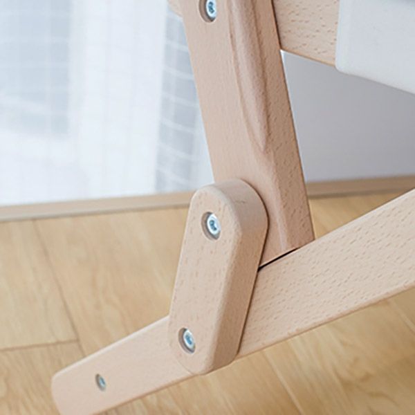 Solid Wood Modern Patio Arm Chair No Distressing Dining Armchair with Arm