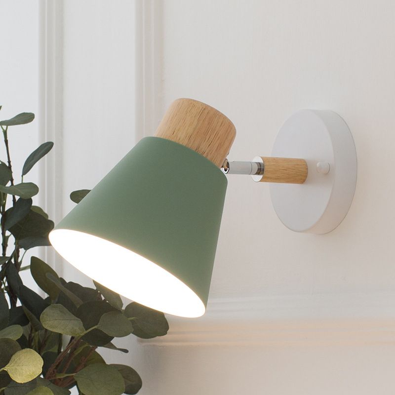 Modern Cone Shape Wall Sconce Lights 1 Light Wall Light for Dining Room
