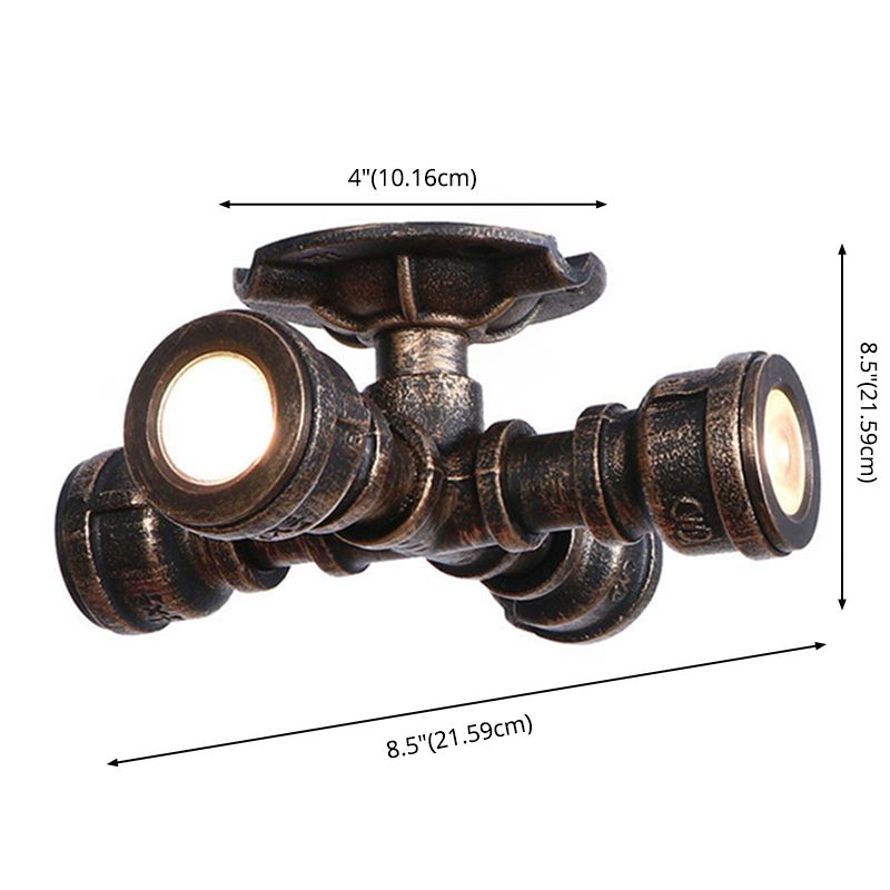 Luce del soffitto a sfioramento industriale Luce vintage Light Light Shop Light