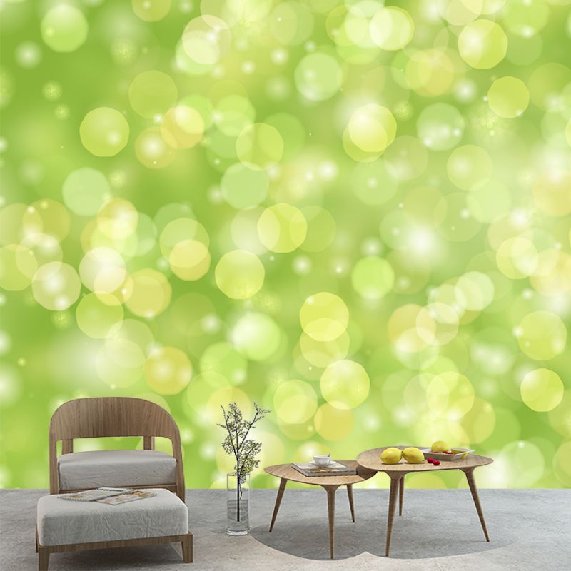 Simple Bokeh Mural Wallpaper Contemporary Wall Covering for Bedroom Decor