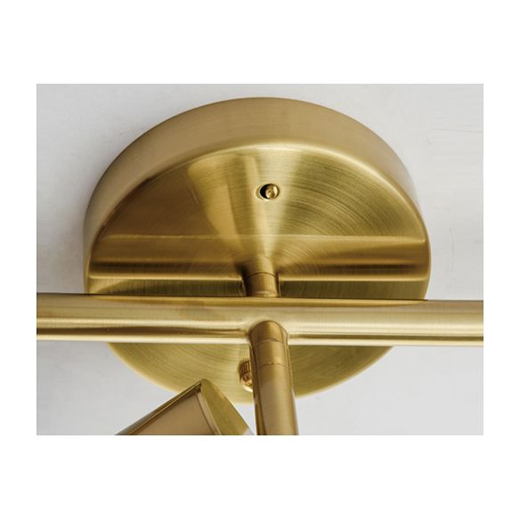 Gouden Spoor Verlichting Modern Licht Luxe Kleding Winkel Commerciële Woonkamer Achtergrond Muur Oppervlak Gemonteerd Huishouden Spotlight