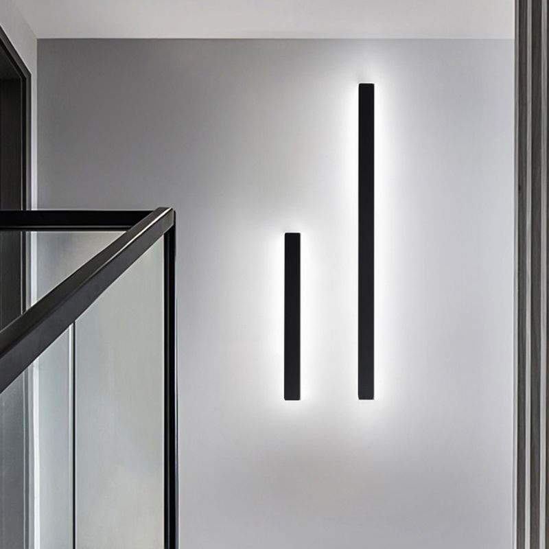 Sombra lineal Medina de metal Distonce moderno Luz de pared de luz simple