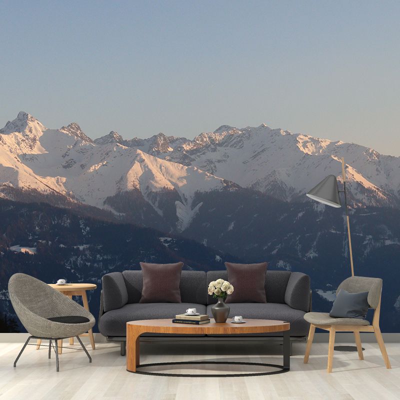 Forest Mountain Photography Landscapes Mural Eco-friendly Wallpaper for Wall Decor