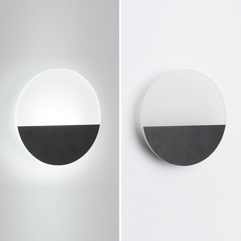 1 Light Geometric Wall Mounted Light Contemporary Acrylic Wall Lighting Fixtures