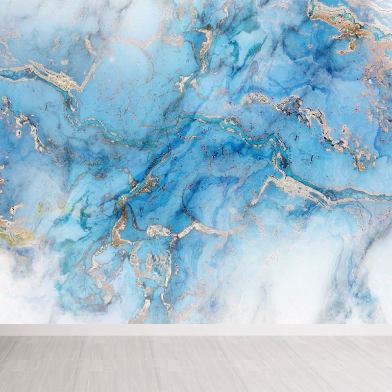 Stain Resistant Abstract Pattern Mural Non-Woven Modern Wall Decor for Girls Room