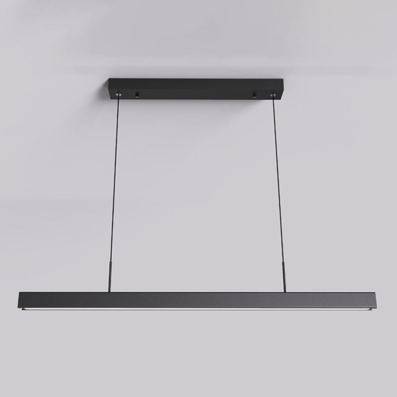 Rectangular Shape Island Pendant Modern Style Metal 1 Lights Island Lighting for Bedroom