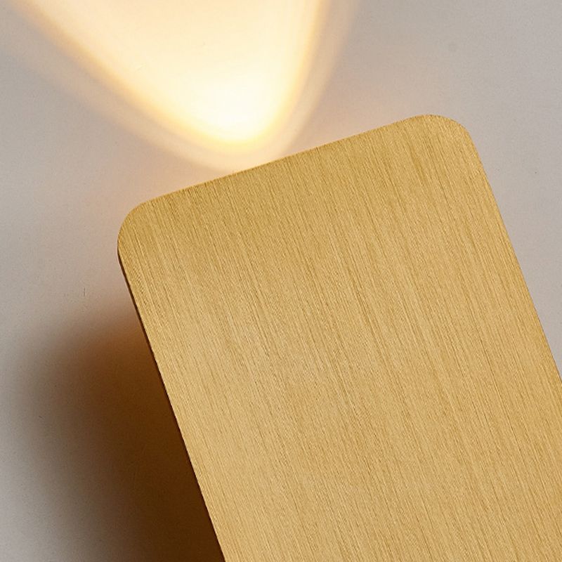 Moderner Stil Rechteck Wandleuchte Metall 2 Licht Wandmontage Leuchten