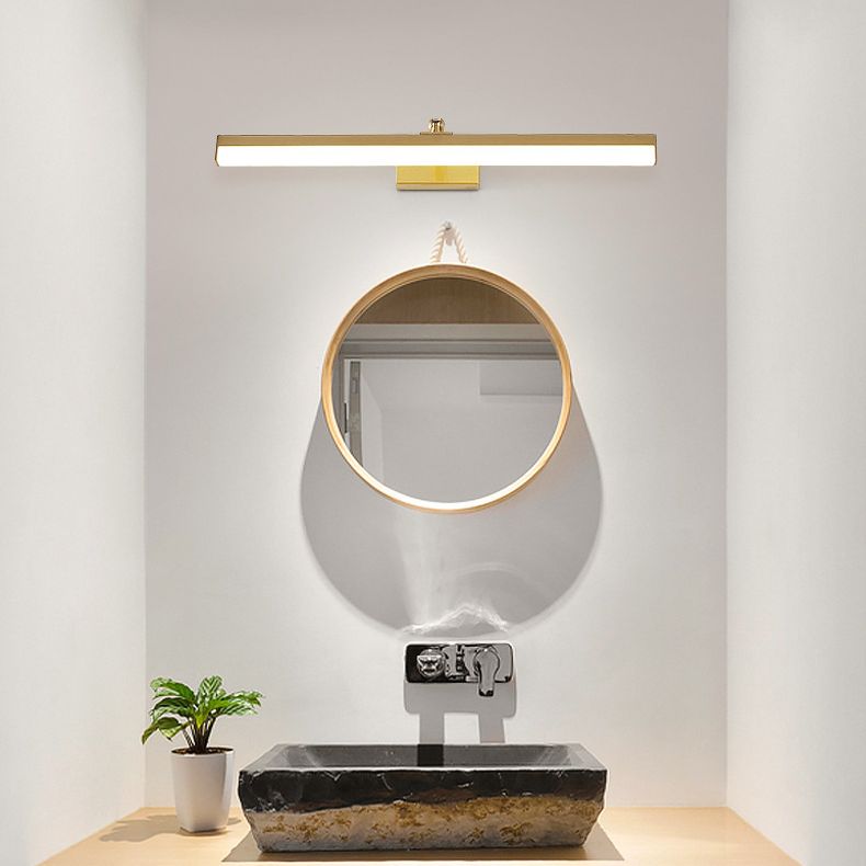 Modern Minimalist Style Linear LED Bathroom Vanity Light Fixtures Acrylic Vanity Wall Light Fixtures
