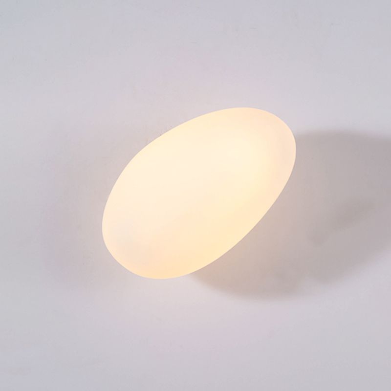 Glass Unique Shape Wall Lights Modern Style 1 Light Wall Mount Fixture for Living Room