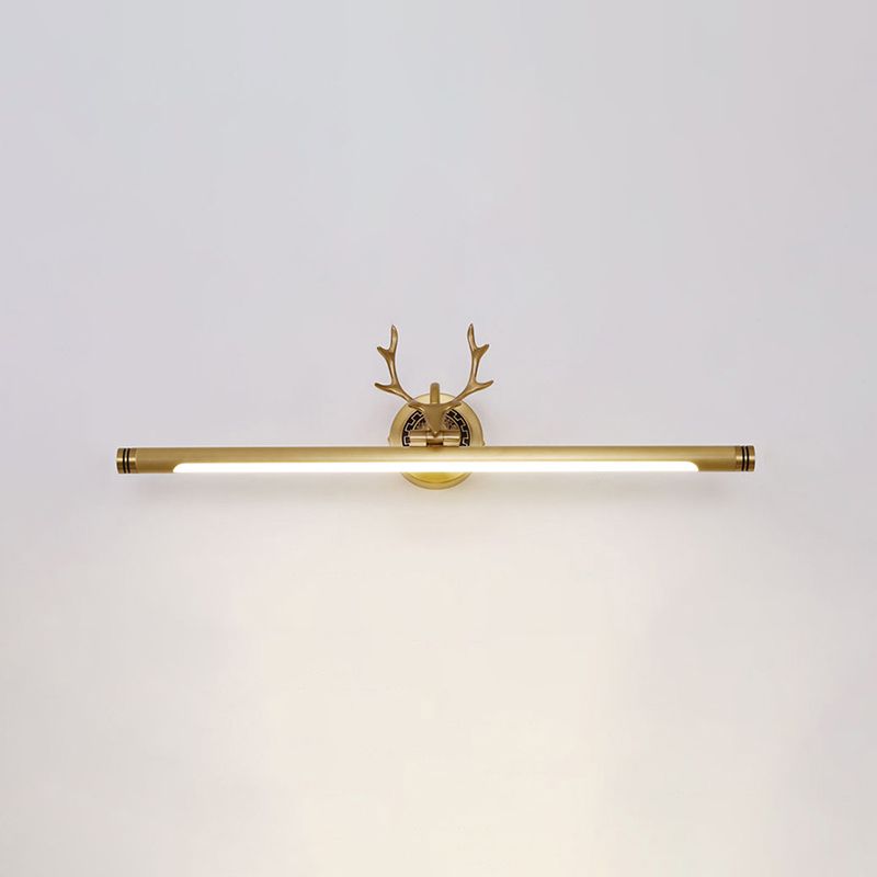 Metal Vanity Light Mid Century Modern Wall Mount Light LED Mirror Front Light