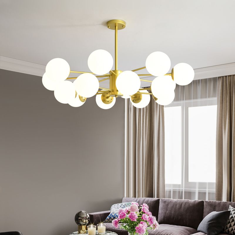 Contemporary Spherical Pendant Chandeliers Glass Chandelier Lighting Fixtures