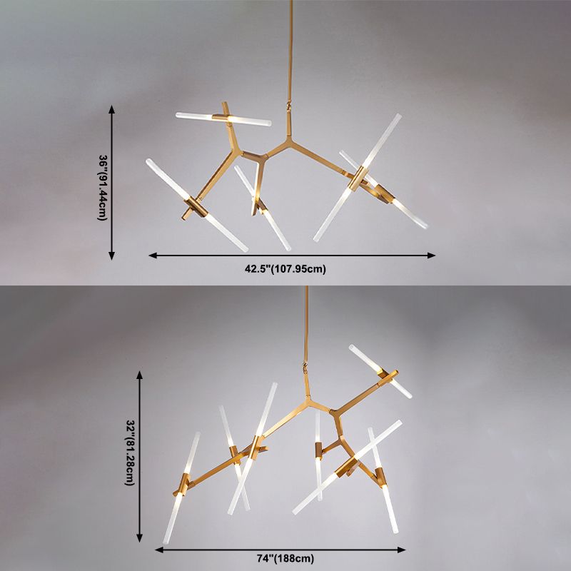 Luce a ciondolo minimalista in stile postmoderno per sala da pranzo soggiorno