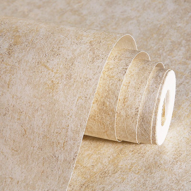 Plain Wallpaper Minimalism Grass Look Textured Wall Decor in Light Color for Room