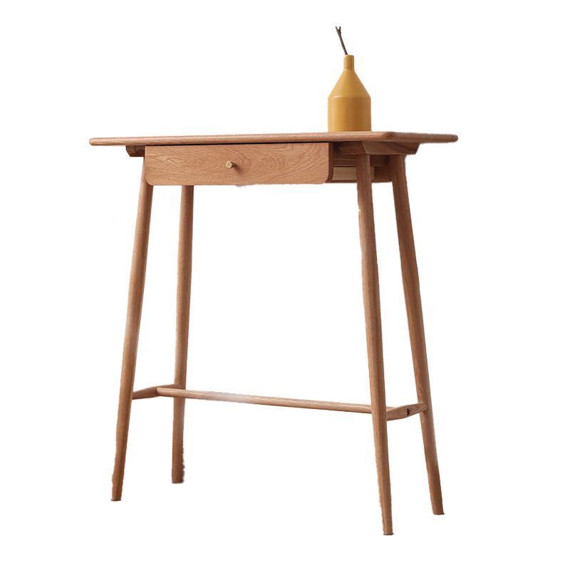 Modern Pub Height Dining Table Natural Oak Counter Height Table