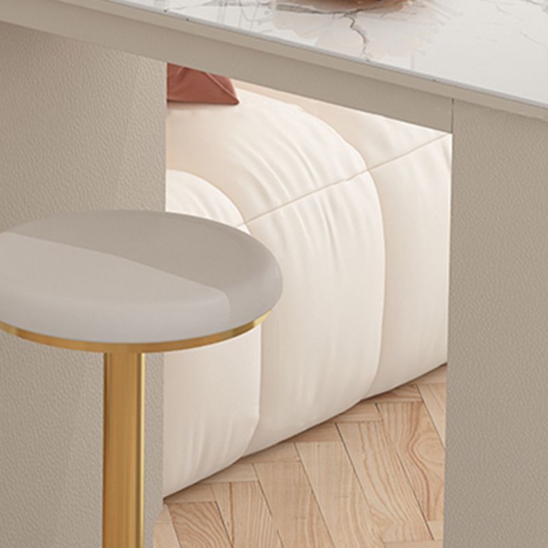 Modern Rectangle Bar Table Set 1/3 Pcs Rotatable Swivel Bar Table with Stools