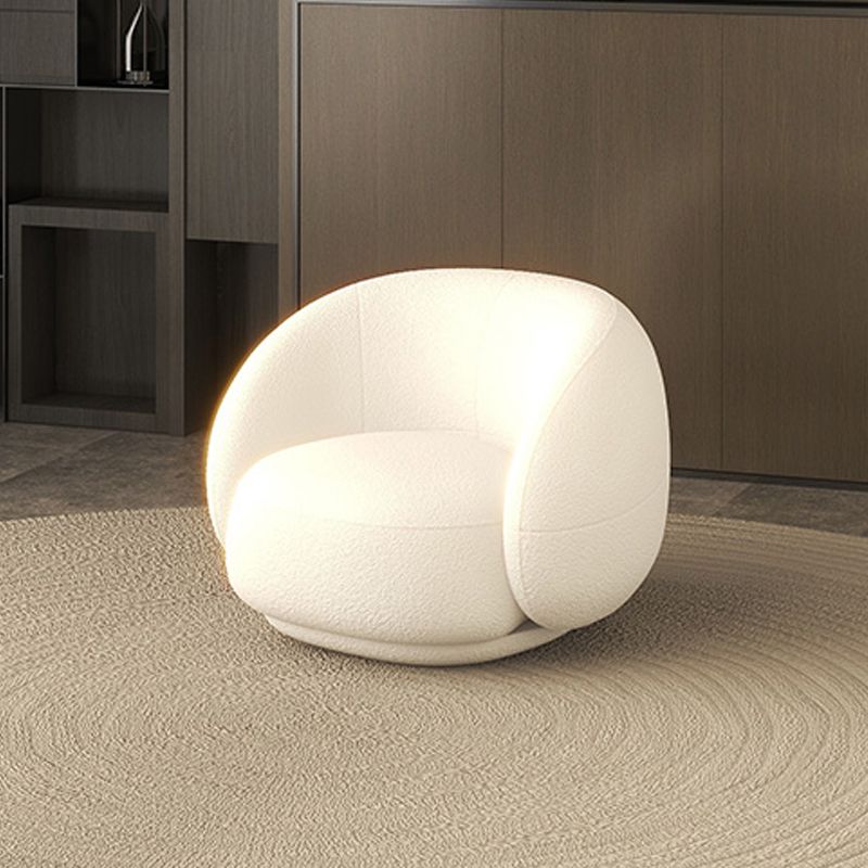 27.55 Inch Tall Contemporary Curved Sofa Armless Sofa for Living Room