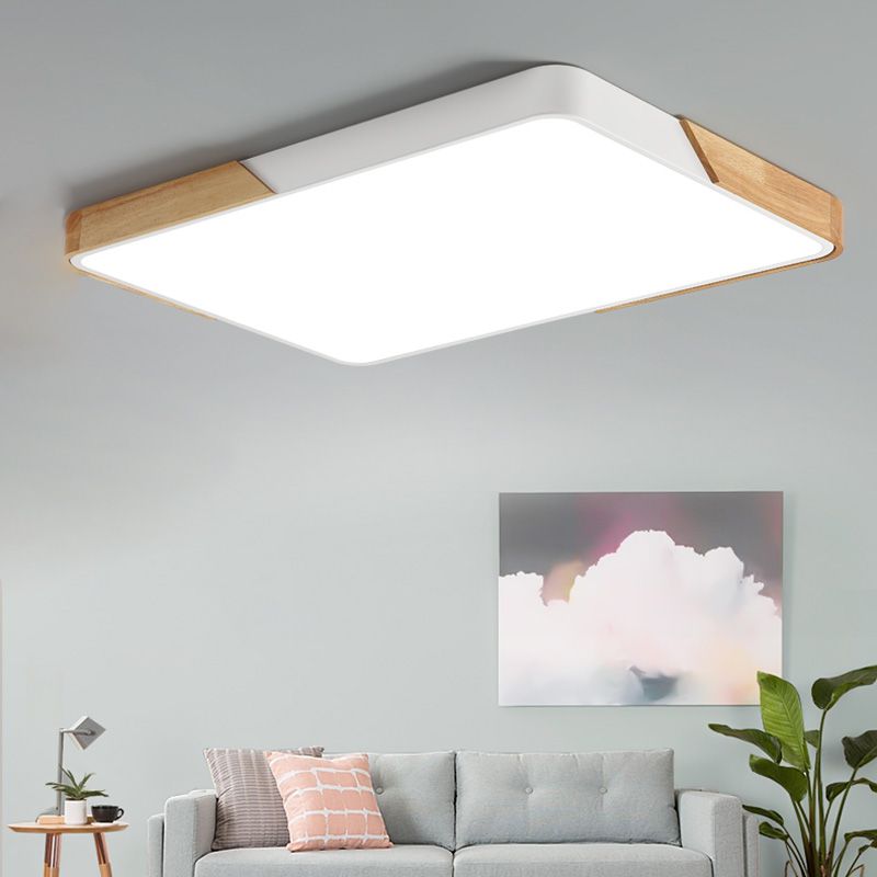 Plafonnier LED de Style macaron moderne, luminaire de plafond géométrique en fer pour chambre à coucher