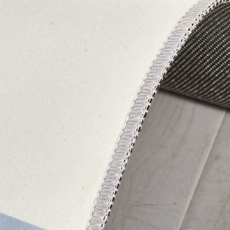 Minimalist Area Rug Geometric Print Carpet Non-Slip Backing Polyster Rug for Living Room