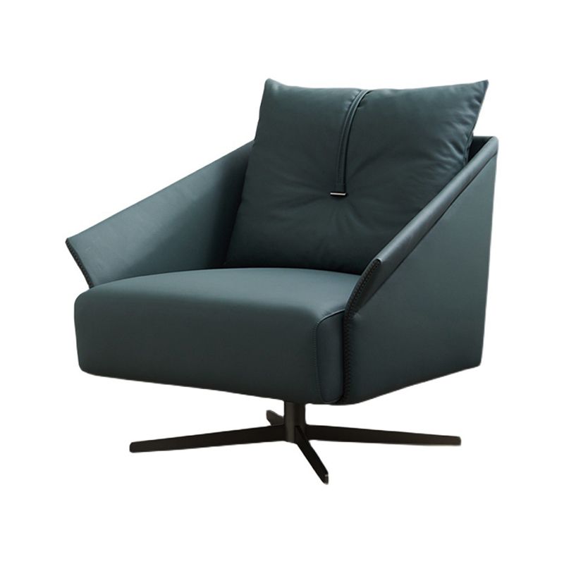 32.68" Long Flared Arms Chair 4-Star Leg Accent Armchair for Living Room