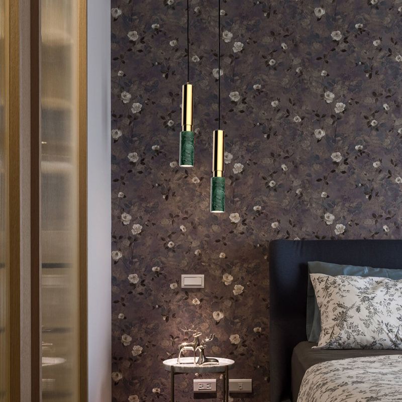 Pendre en pierre géométrique Light Modern Style Hanging Light pour le salon