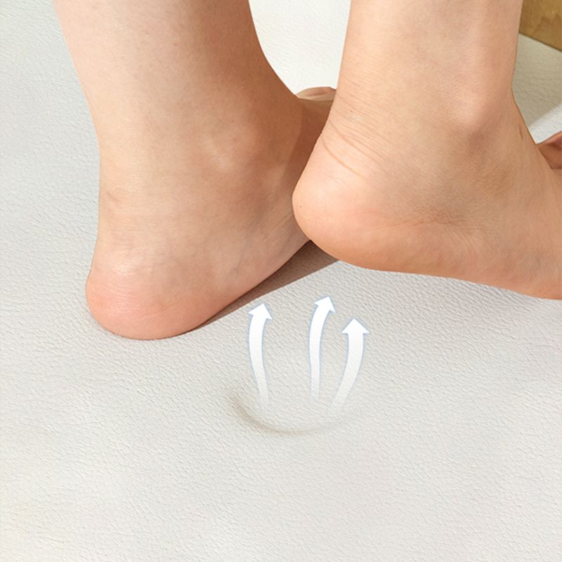 Light Pink Striped Rug PVC Minimalist Rug Non-Slip Backing Rug for Home Decor