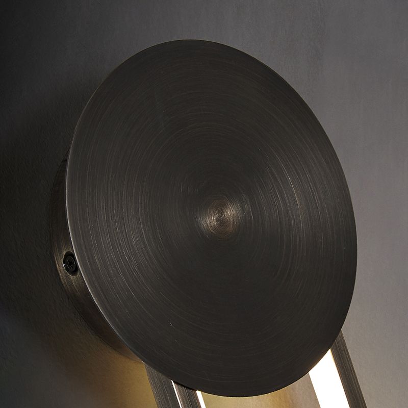 Oval Shade Metal Wall Sconce Modern Style 1 Light Wall Mount Lighting