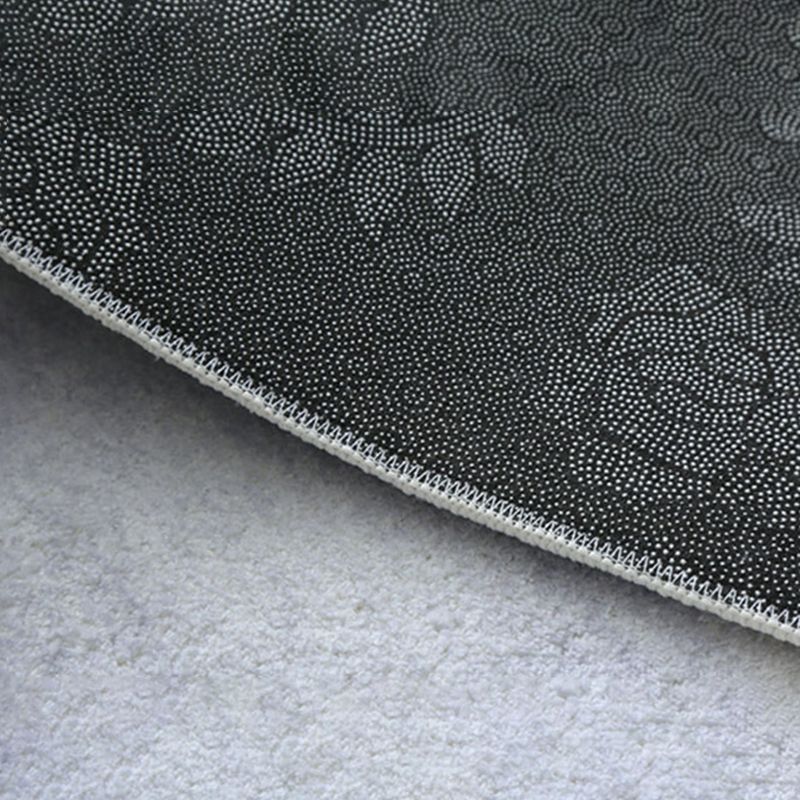 Wit eenvoudig tapijt polyester controle print tapijt vlekbestendig tapijt voor woonkamer