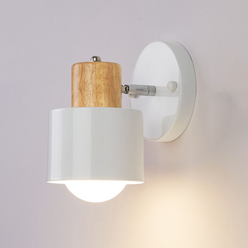 Luces de apliques geométricos contemporáneos 1 Light Light Lighting de luz de pared