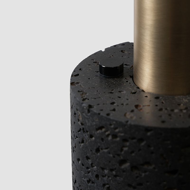 1 leichte Marmorheizen helle moderne Zylinderhängelampe für Wohnzimmer