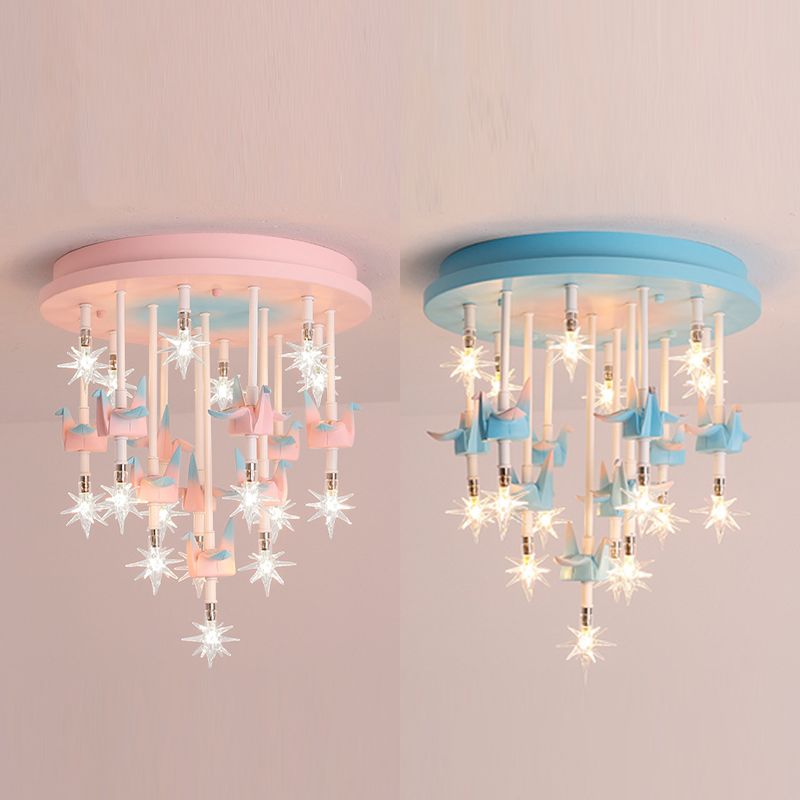 Multi Lights Cartoon plafondlamp Helder Star Shade Eigentijds inbouwlicht