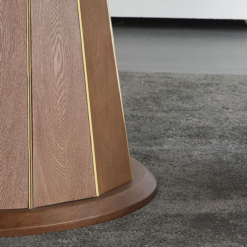 Modern Dining Table Set 1/4/5/7 Pcs Solid Wood Dining Table and Chairs